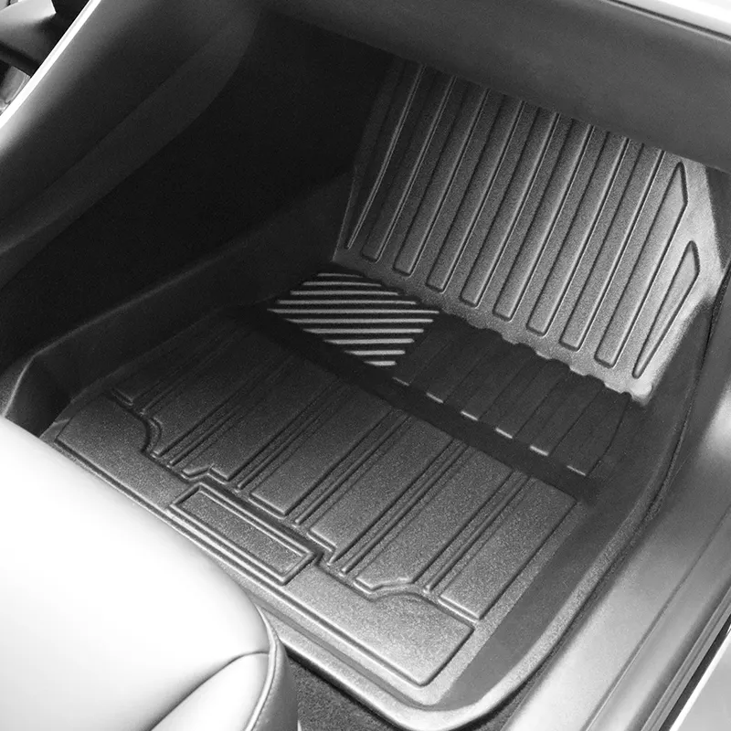 All Weather Floor Liner 6pcs 3D TPE Car Floor Mat For Tesla Model Y (RHD)