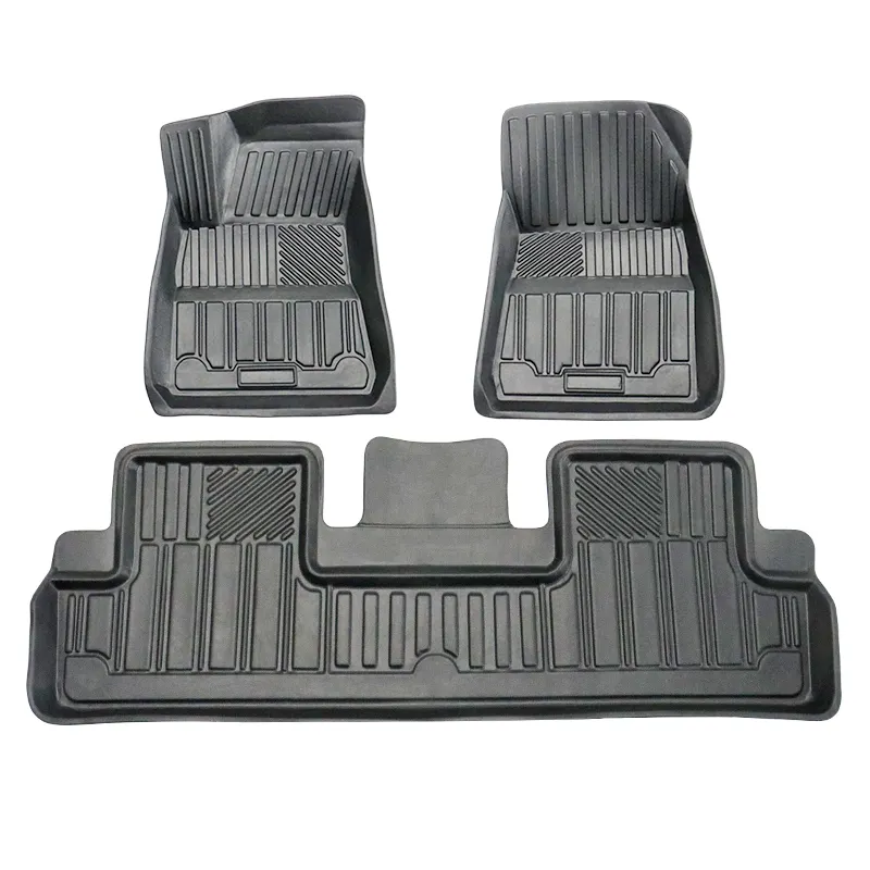 For Tesla Model 3 (RHD) All Weather Floor Liner 6pcs 3D TPE Car Floor Mat